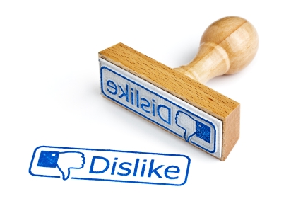 butonul dislike